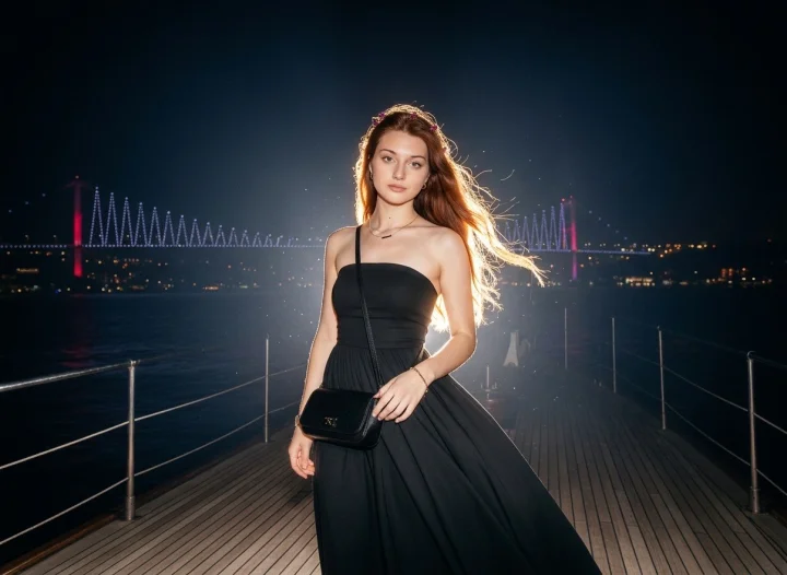 Lofi Dusk Filter Night Bridge Glow example